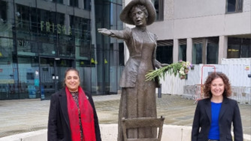 Whalley Range Labour - Bano and Angeliki Celebrate Womens International Day