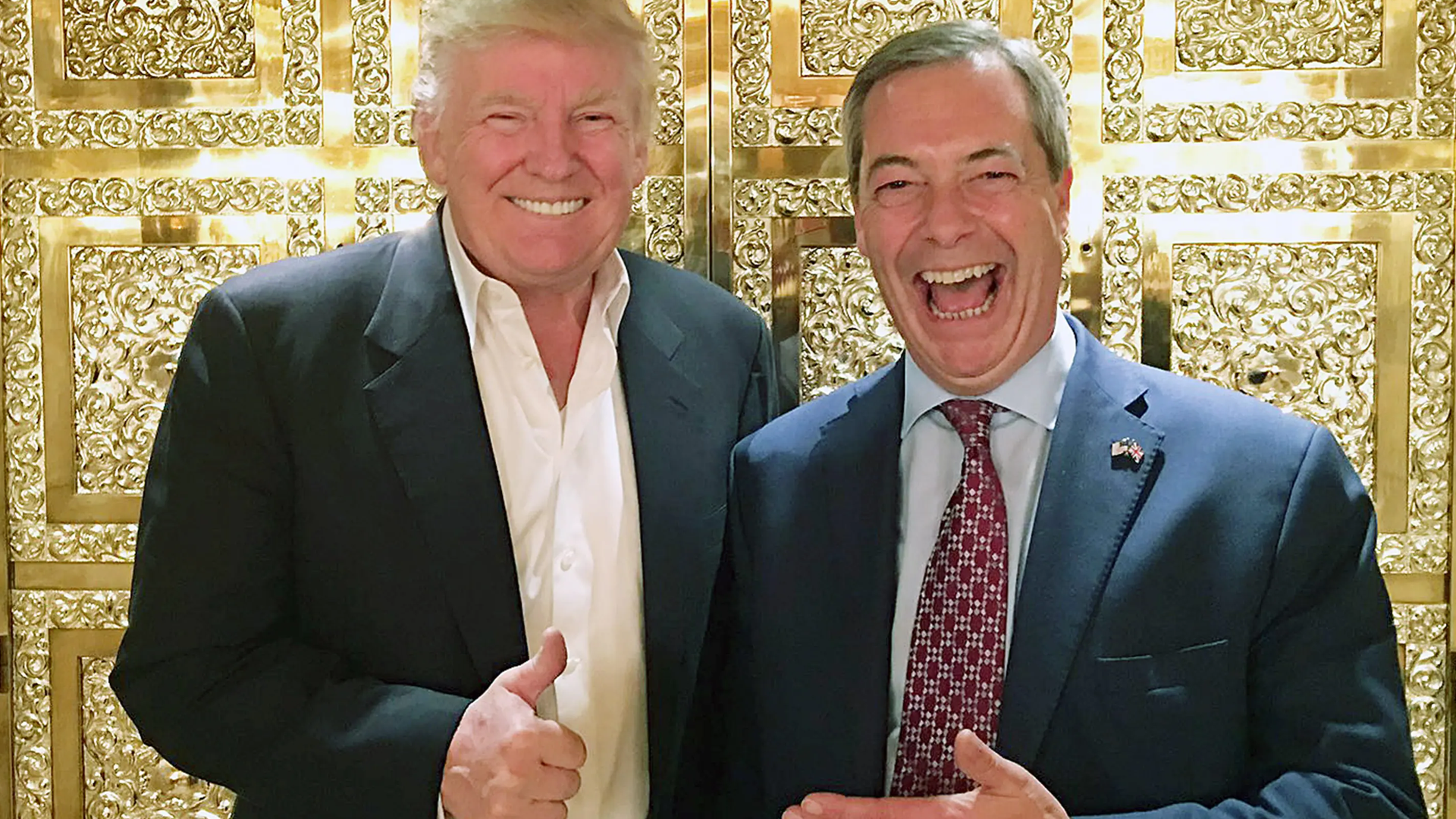 Whalley Range Labour - Donald Trump and Nigel Farage