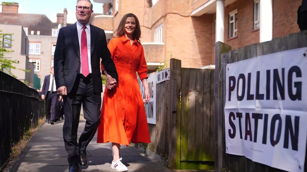 Whalley Range Labour - Sir Keir Starmer Cast His Vote in The 2024 UK General Election