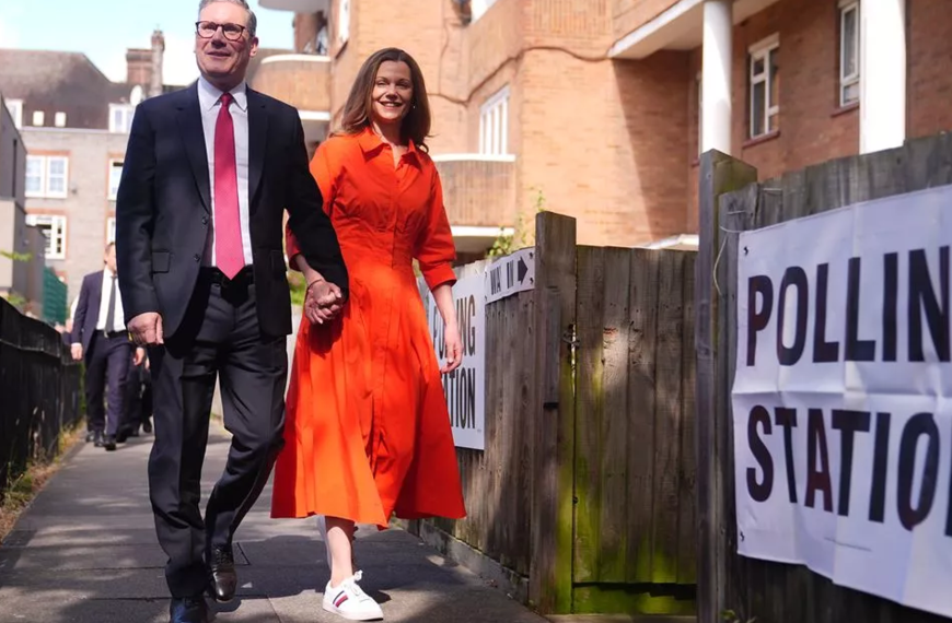 Whalley Range Labour - Sir Keir Starmer Cast His Vote in The 2024 UK General Election